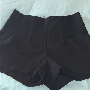 Black shorts